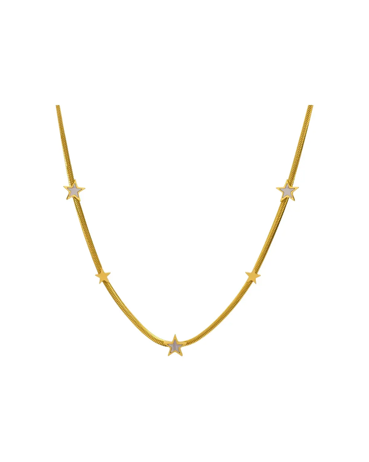 Cadena Snake And Star de FLOR AMAZONA