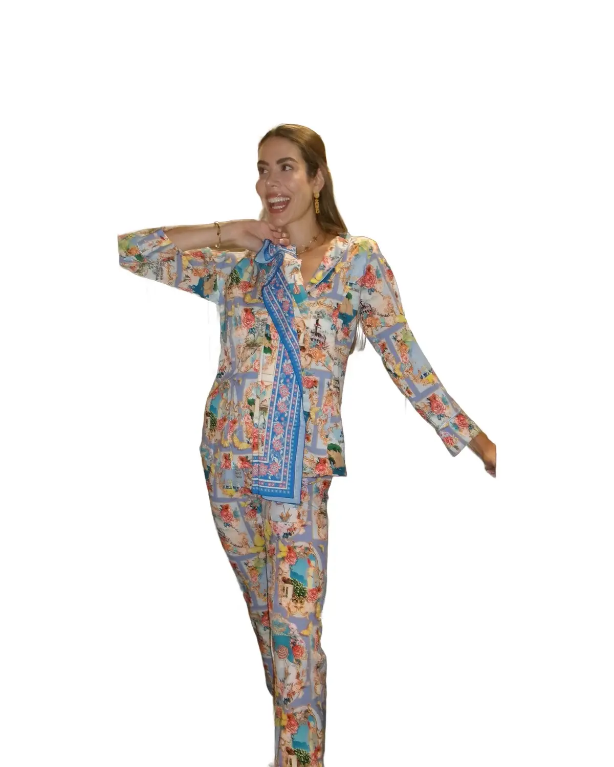 Pijama Pantalon Heraldica de FLOR AMAZONA