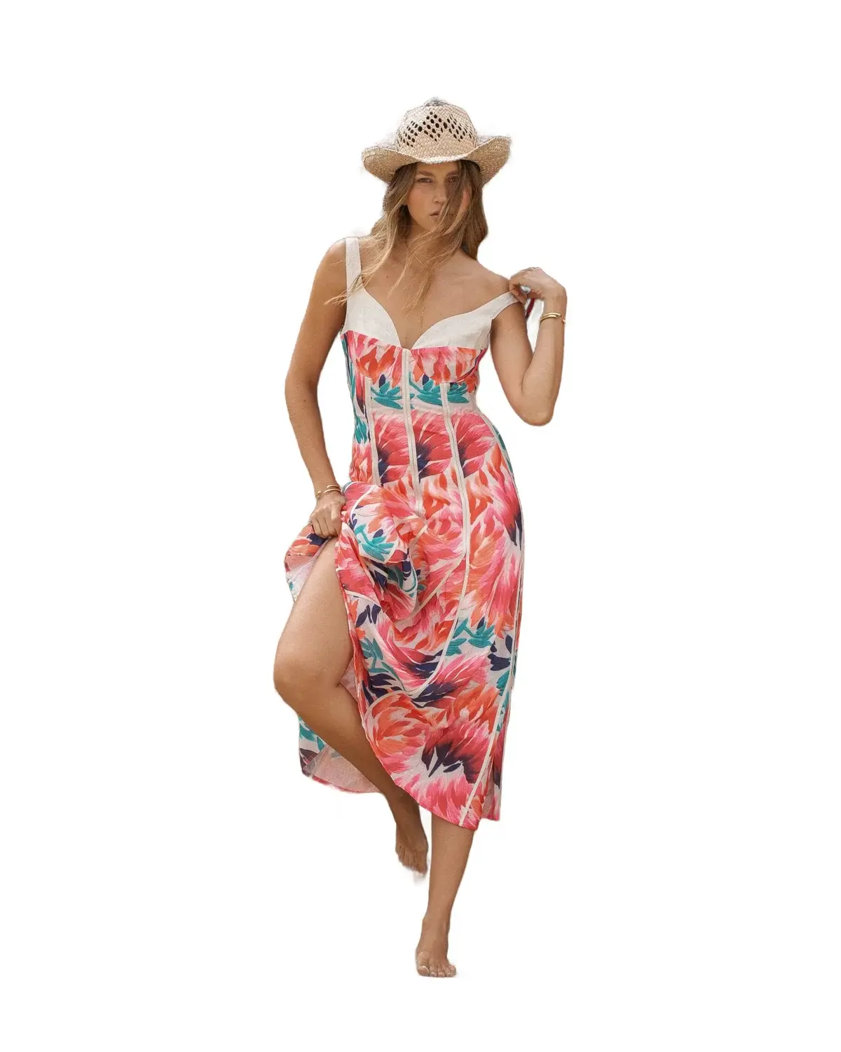 Vestido Brisa Coral de PEPITA PÉREZ