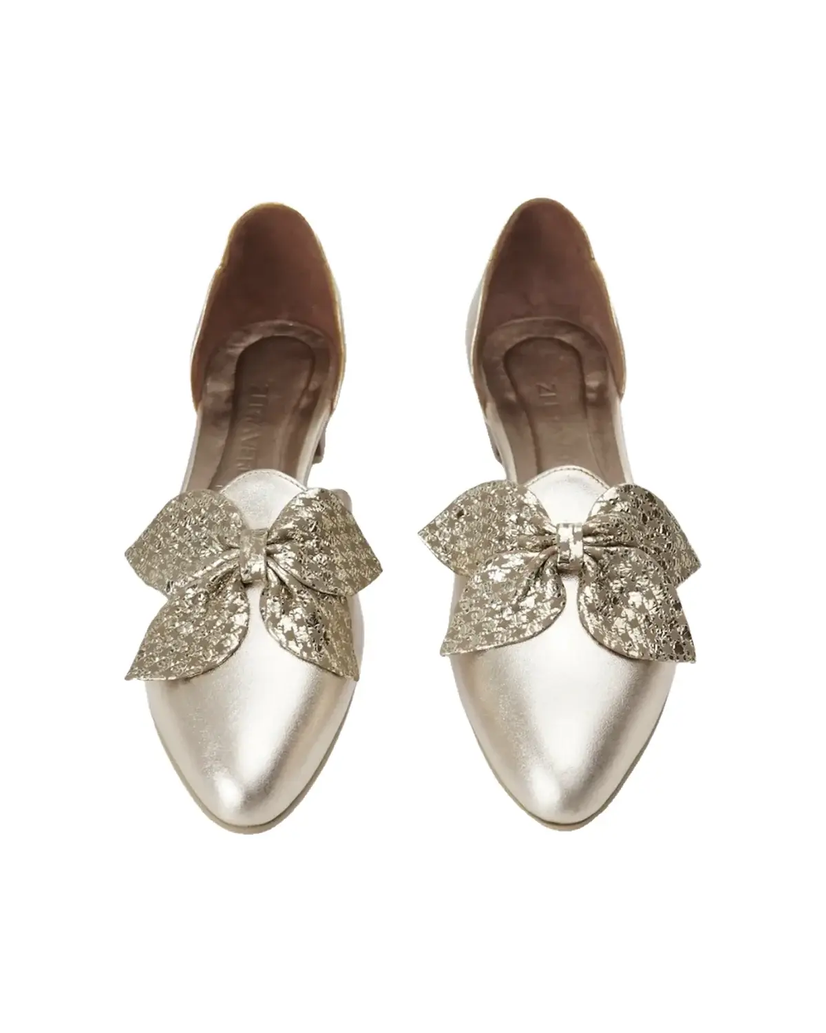 Ava · Open Ballerina with bow de ZEBRA VERDE