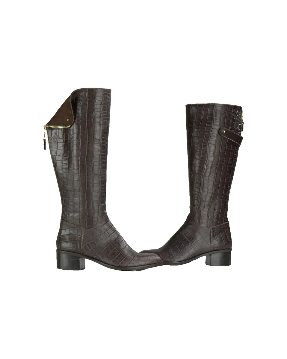 Cordelia · Flats Boots de ZEBRA VERDE